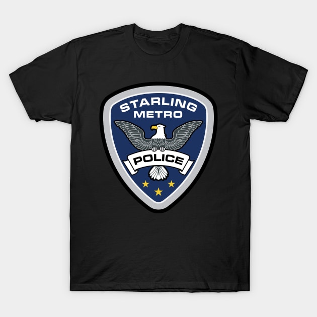 STARLING POLICE (arrow) T-Shirt by LuksTEES